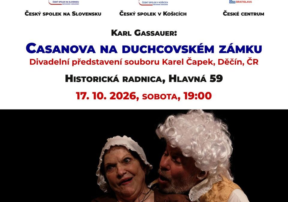 DČK 2026: Casanova na duchcovském zámku